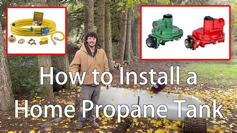 propane tank installation for home